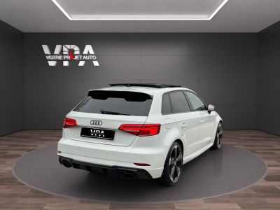 Audi RS3  SPORTBACK 25TFSI 400 CH QUATTRO TOIT OUVRANT &amp; PANORAMIQUE S-TRONIC 7 SIEGES SPORT &amp; CHAUFFANTS   - 4