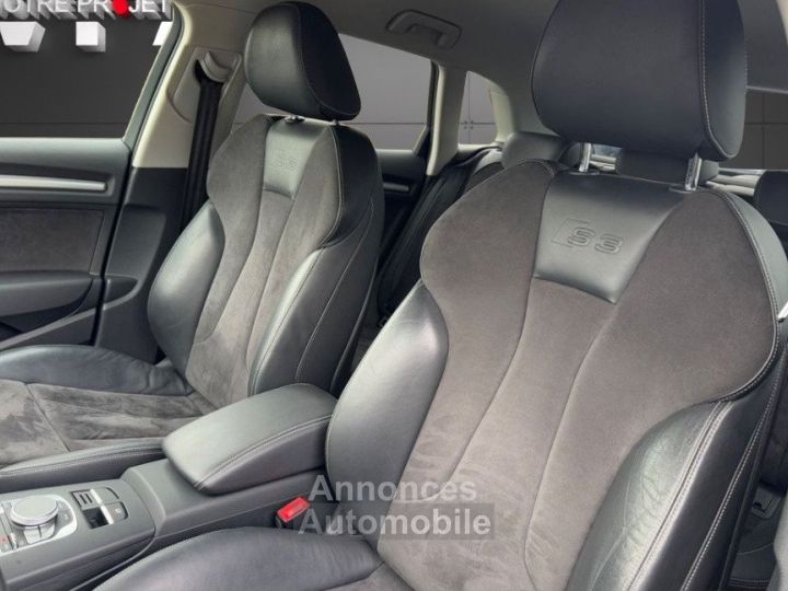 Audi S3 SPORTBACK 20 TFSI 300CH SIEGES CHAUFFANTS ALCANTARA - 9