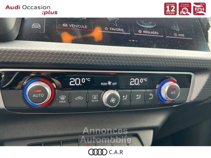 Audi A1 Sportback 30 TFSI 110 ch S tronic 7 Advanced - 14