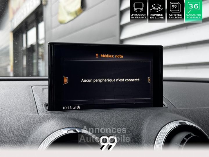 Audi A3 Sportback 16l TDI 116 CV SPORT MMI SIEGE CHAUFFANT LIVRAISON REPRISE - 20