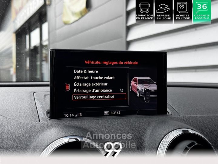 Audi A3 Sportback 16l TDI 116 CV SPORT MMI SIEGE CHAUFFANT LIVRAISON REPRISE - 24