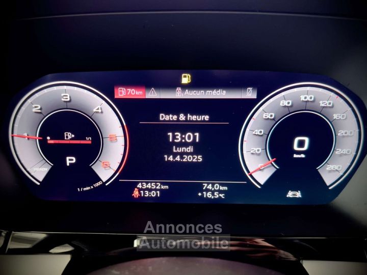 Audi A3 Sportback 20TDiFULL S-LINE 1ERPRO COCKPIT PDC TVA - 12