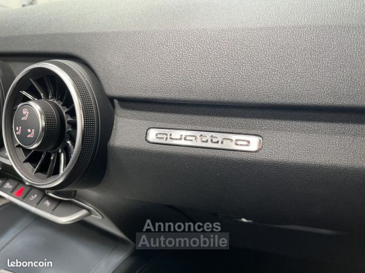 Audi TT Roadster 20 TFSI 230CH S LINE QUATTRO TRONIC 6 - 12