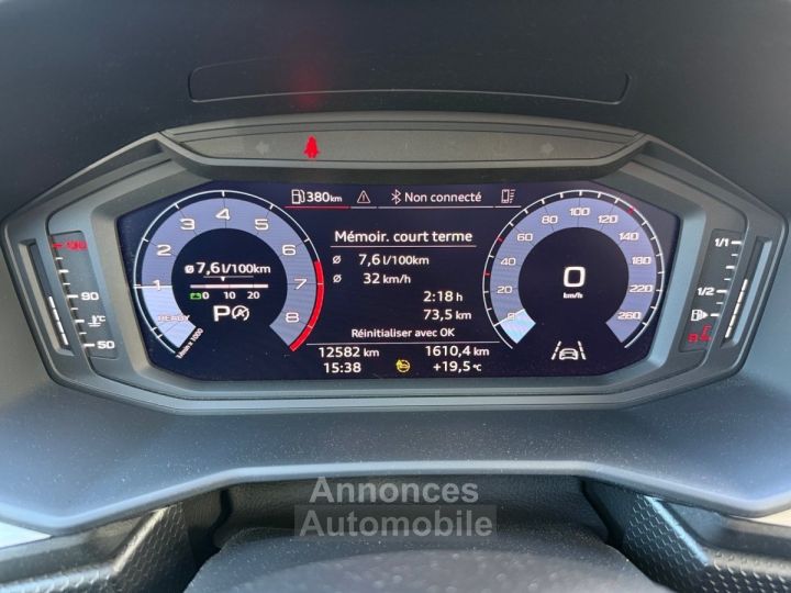 Audi A1 Sportback 30 TFSI 110ch S tronic 7 Advanced 2 GARANTIE - 1 ÈRE MAIN - CARPLAY - RADAR AVAR - GARANTIE 12 MOIS - - 15