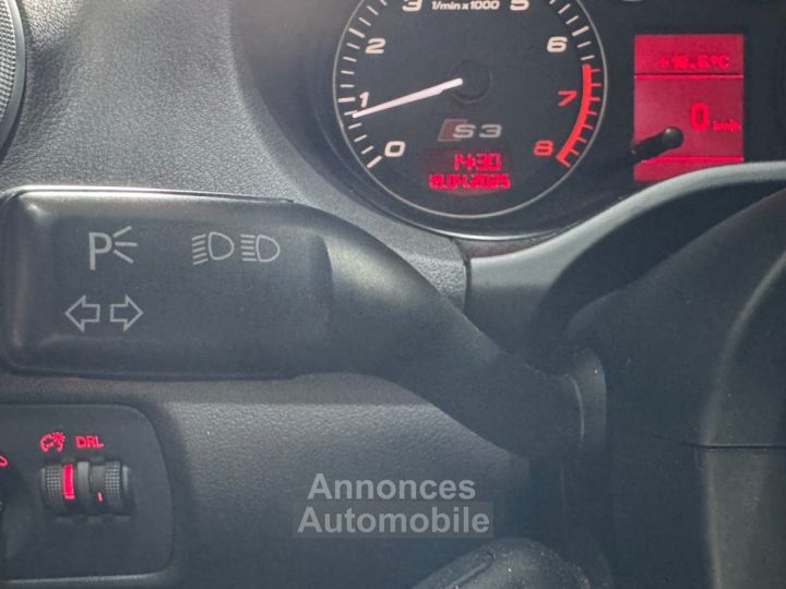 Audi S3 Quattro 20 TFSI 265 ch ~ Régulateur de vitesse ~ CarPlay et android auto ~ Clim auto ~ Distribution ok ~ - 18