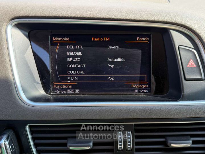 Audi Q5 20 TDi Quattro S tronic- Sellerie cuir GPS - 13