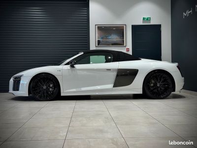 Audi R8 Spyder II FACELIFT 52 FSI V10 540 Ch QUATTRO S-TRONIC 7 PACK BLACK INT EXT CARBONE FEUX LAZER CÉRAMIQUE MAGNETIC RIDE B&O ECHAP SPORT FULL OPTION ÉTAT NEUF   - 2