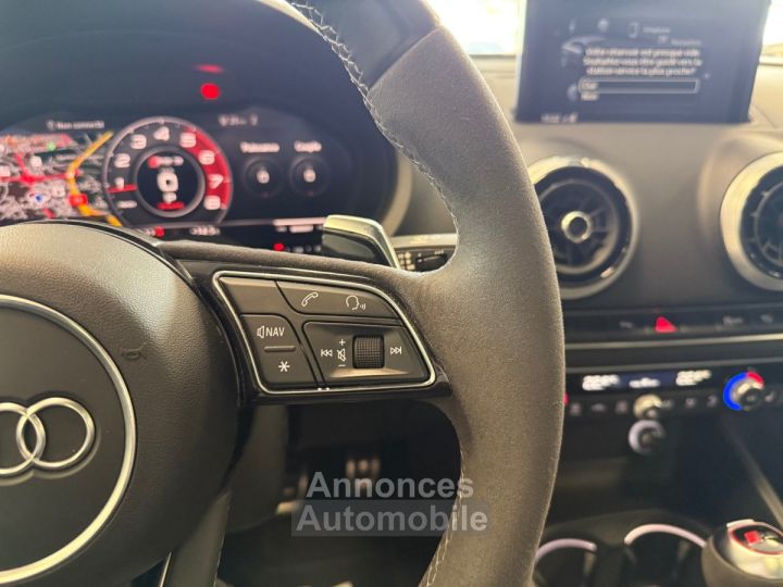 Audi RS3 25 TFSIQ Berline 400 CV LOA 543€/mois TTC - 27