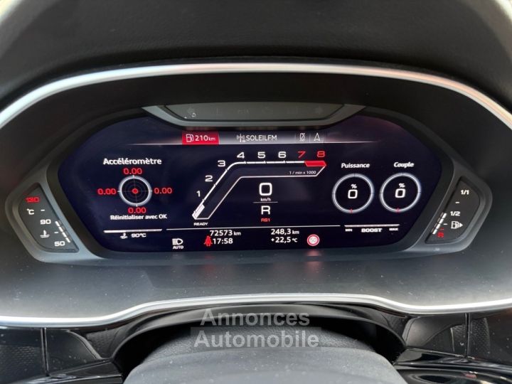 Audi RS Q3 SPORTBACK 25 TFSI 400 ch S tronic 7 - MALUS OK - SUIVI COMPLET - SIÈGES - CAMERA DE RECUL - GARANTIE - 13