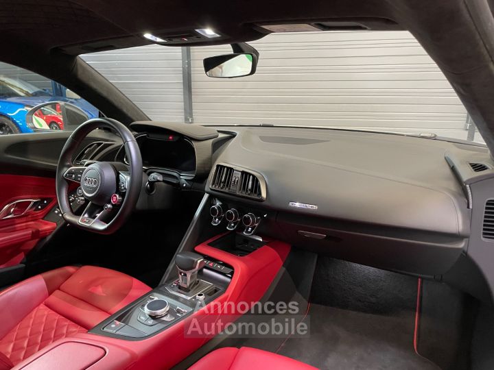 Audi R8 V10 Plus 610 cv Entretien à jour Quattro Pack Carbone Magnetic ride BO ASPHALT MOTORS COLLECTION - 17