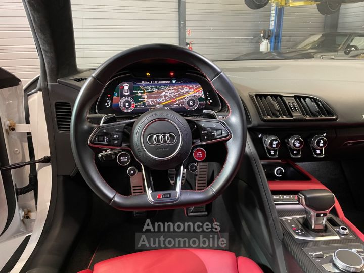 Audi R8 V10 Plus 610 cv Entretien à jour Quattro Pack Carbone Magnetic ride BO ASPHALT MOTORS COLLECTION - 19
