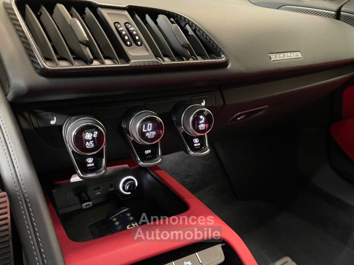 Audi R8 V10 Plus 610 cv Entretien à jour Quattro Pack Carbone Magnetic ride BO ASPHALT MOTORS COLLECTION - 24