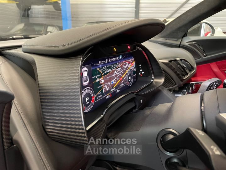 Audi R8 V10 Plus 610 cv Entretien à jour Quattro Pack Carbone Magnetic ride BO ASPHALT MOTORS COLLECTION - 29