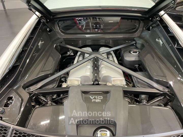 Audi R8 V10 Plus 610 cv Entretien à jour Quattro Pack Carbone Magnetic ride BO ASPHALT MOTORS COLLECTION - 33