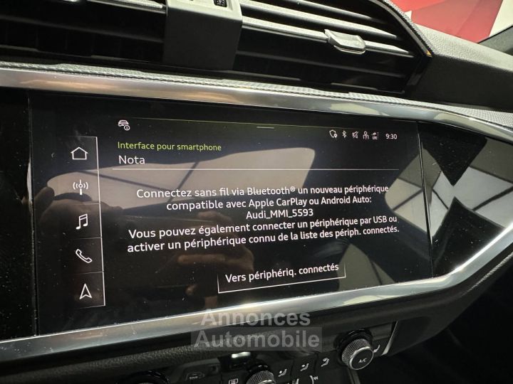 Audi Q3 Sportback 45 TFSIe  245 ch S tronic 6 S line - 25