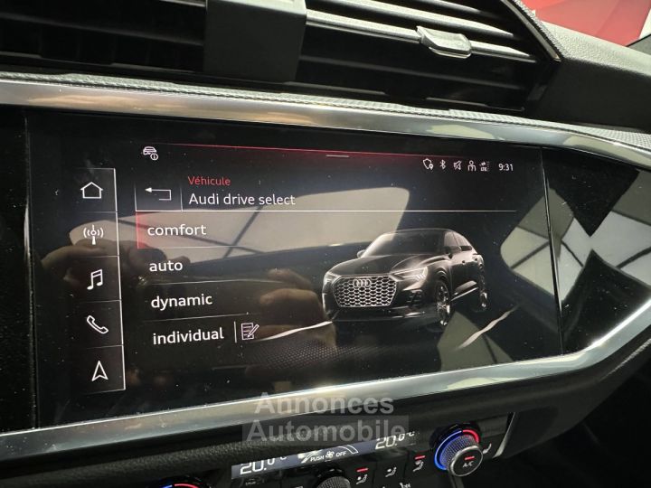 Audi Q3 Sportback 45 TFSIe  245 ch S tronic 6 S line - 27