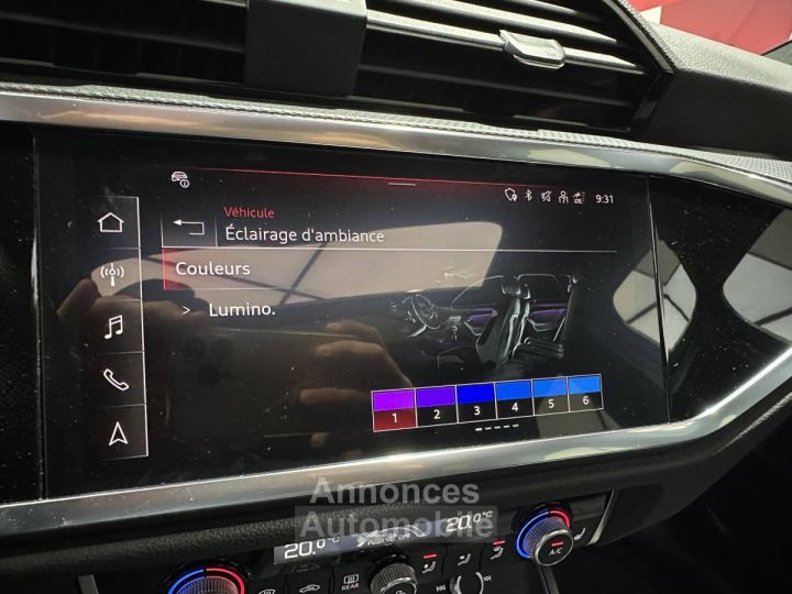 Audi Q3 Sportback 45 TFSIe  245 ch S tronic 6 S line - 28