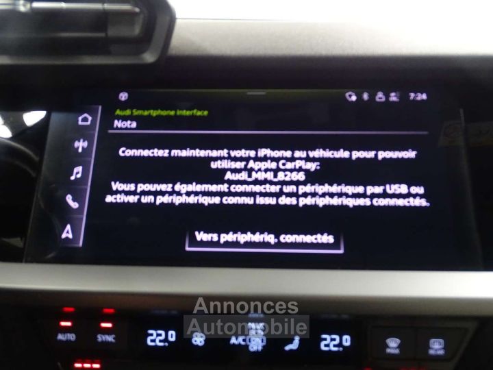 Audi A3 Sportback 30TFSi Advanced CUIR SPORT-LED-PARKING - 15