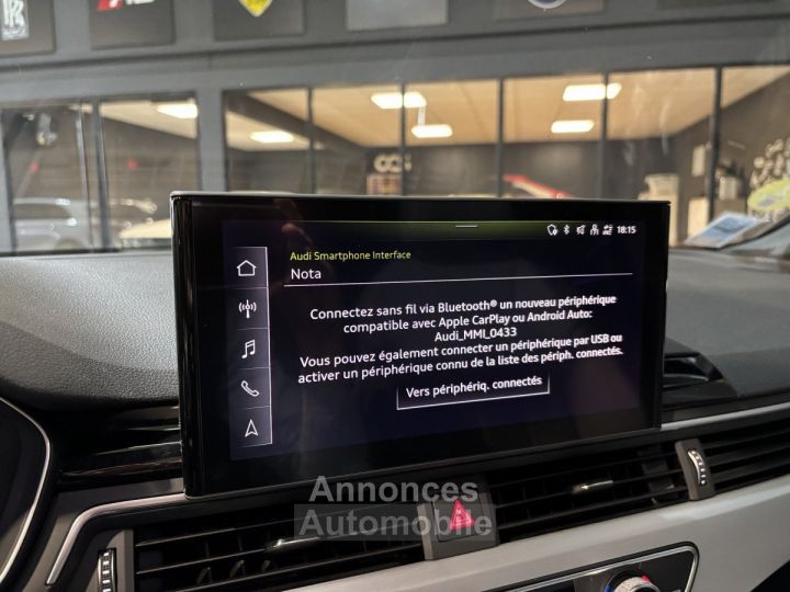 Audi A4 35 TDI 163 S tronic S Line Toit Ouvrant HUD Bang&Olufsen - 22