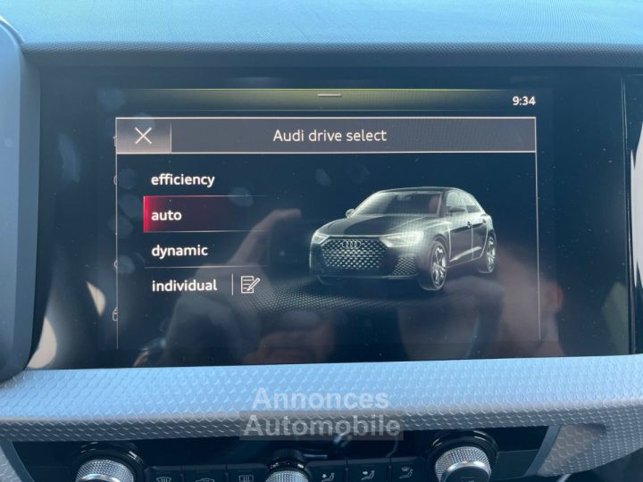 Audi A1 Sportback 35 TFSI 150 ch S tronic 7 S Line CARPLAY/CAMERA/DRIVE SELECT - GARANTIE 12 MOIS - - 19