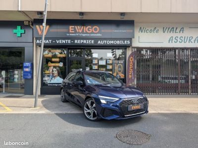 Audi A3 Sportback IV 35 TFSI 150CH MILD HYBRID S line tronic 7 MATRIX LED CUIR GRIS ORIGINE F   - 1