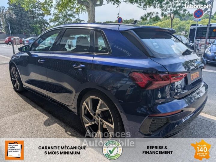 Audi A3 Sportback IV 35 TFSI 150CH MILD HYBRID S line tronic 7 MATRIX LED CUIR GRIS ORIGINE F - 2