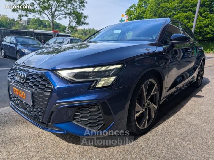 Audi A3 Sportback IV 35 TFSI 150CH MILD HYBRID S line tronic 7 MATRIX LED CUIR GRIS ORIGINE F - 5