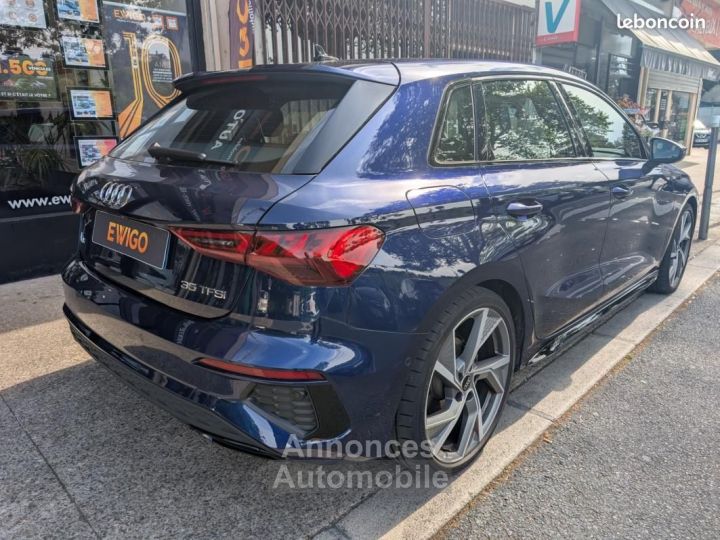 Audi A3 Sportback IV 35 TFSI 150CH MILD HYBRID S line tronic 7 MATRIX LED CUIR GRIS ORIGINE F - 7