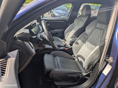 Audi A3 Sportback IV 35 TFSI 150CH MILD HYBRID S line tronic 7 MATRIX LED CUIR GRIS ORIGINE F   - 9