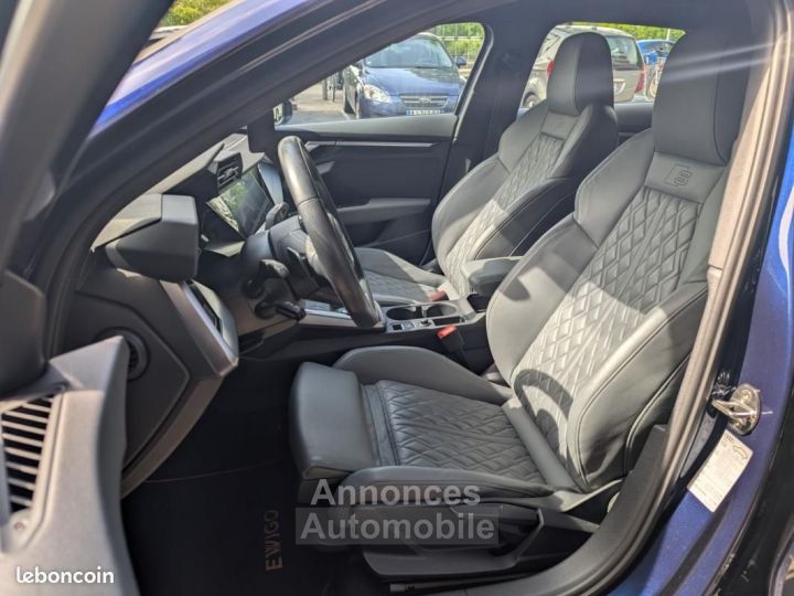 Audi A3 Sportback IV 35 TFSI 150CH MILD HYBRID S line tronic 7 MATRIX LED CUIR GRIS ORIGINE F - 9
