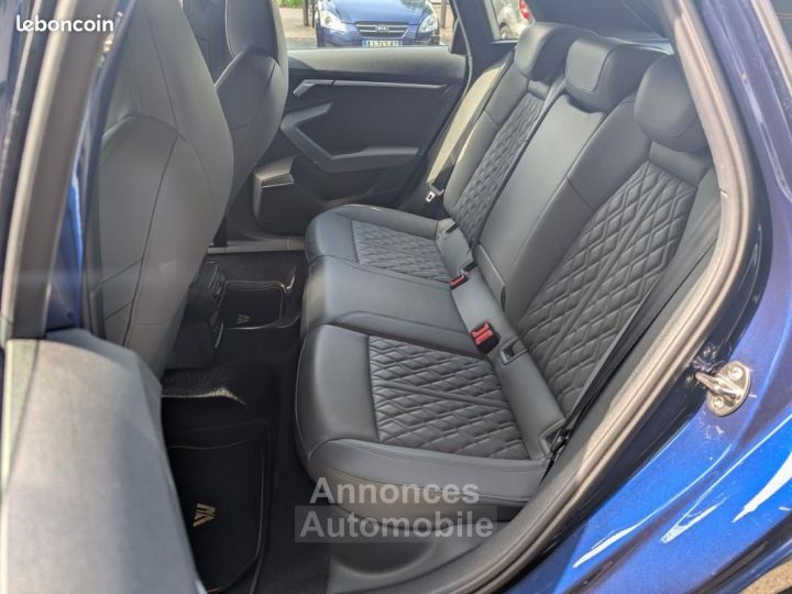 Audi A3 Sportback IV 35 TFSI 150CH MILD HYBRID S line tronic 7 MATRIX LED CUIR GRIS ORIGINE F - 10