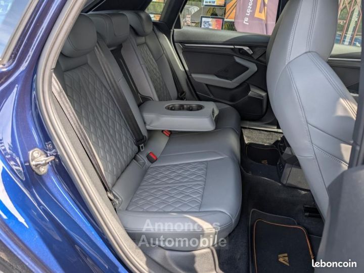 Audi A3 Sportback IV 35 TFSI 150CH MILD HYBRID S line tronic 7 MATRIX LED CUIR GRIS ORIGINE F - 11