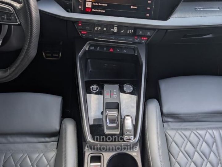 Audi A3 Sportback IV 35 TFSI 150CH MILD HYBRID S line tronic 7 MATRIX LED CUIR GRIS ORIGINE F - 13
