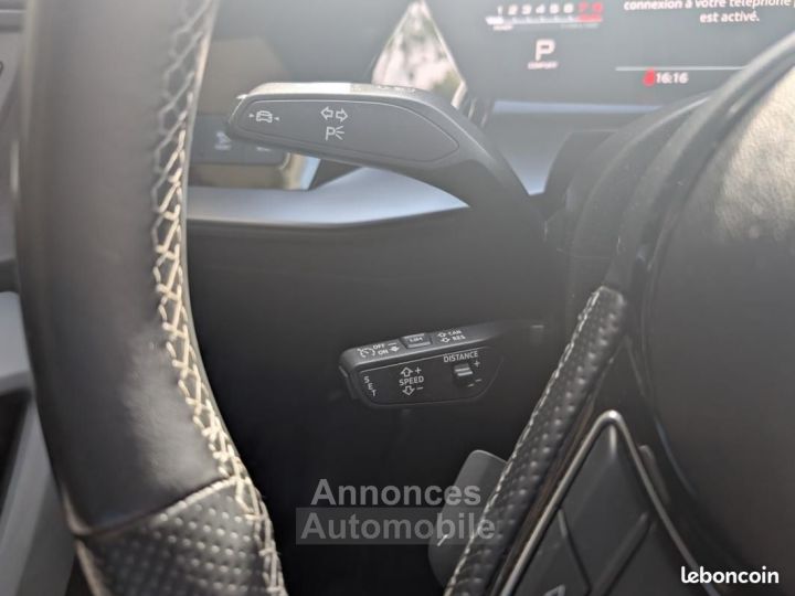 Audi A3 Sportback IV 35 TFSI 150CH MILD HYBRID S line tronic 7 MATRIX LED CUIR GRIS ORIGINE F - 16