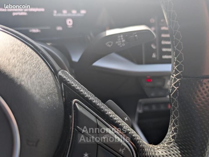 Audi A3 Sportback IV 35 TFSI 150CH MILD HYBRID S line tronic 7 MATRIX LED CUIR GRIS ORIGINE F - 17