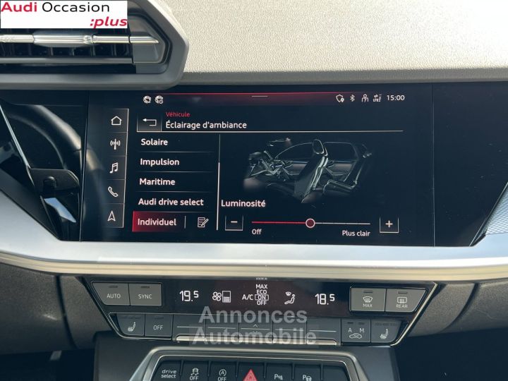 Audi A3 BERLINE Berline 40 TDI 200 S tronic 7 Quattro Design Luxe - 16