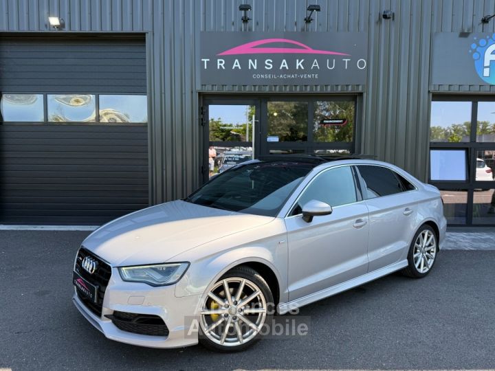 Audi A3 berline 20 tdi 150 s line tronic 6 avec toit ouvrant ges chauffants radar avant re gps - 1