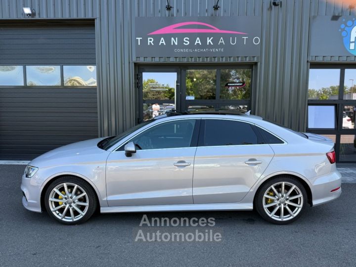 Audi A3 berline 20 tdi 150 s line tronic 6 avec toit ouvrant ges chauffants radar avant re gps - 2