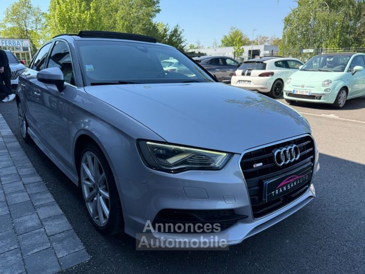 Audi A3 berline 20 tdi 150 s line tronic 6 avec toit ouvrant ges chauffants radar avant re gps - 6