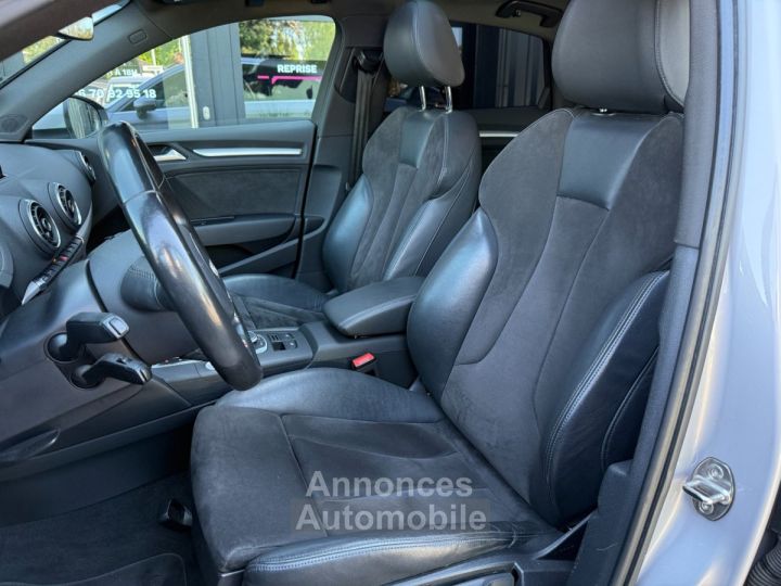 Audi A3 berline 20 tdi 150 s line tronic 6 avec toit ouvrant ges chauffants radar avant re gps - 8
