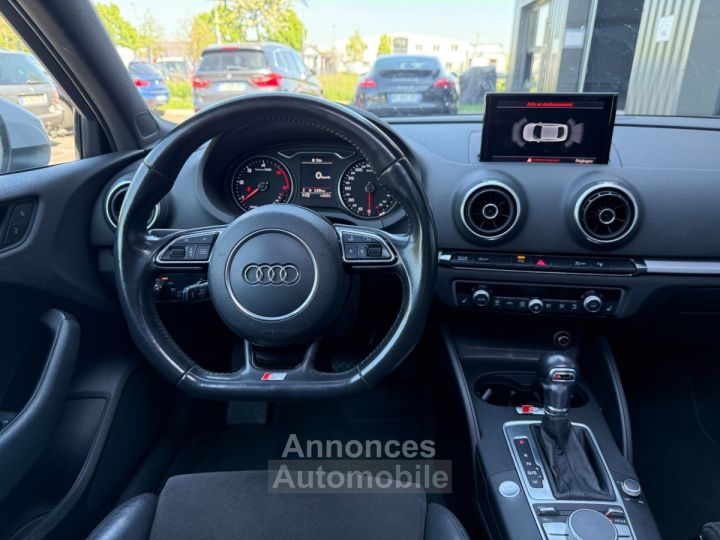 Audi A3 berline 20 tdi 150 s line tronic 6 avec toit ouvrant ges chauffants radar avant re gps - 10