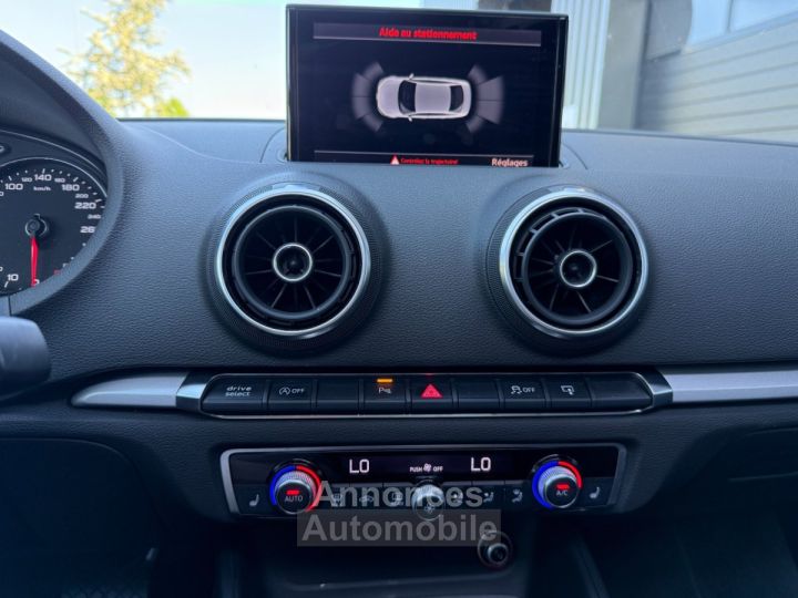 Audi A3 berline 20 tdi 150 s line tronic 6 avec toit ouvrant ges chauffants radar avant re gps - 14