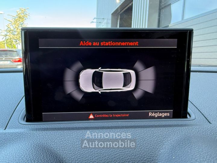 Audi A3 berline 20 tdi 150 s line tronic 6 avec toit ouvrant ges chauffants radar avant re gps - 22