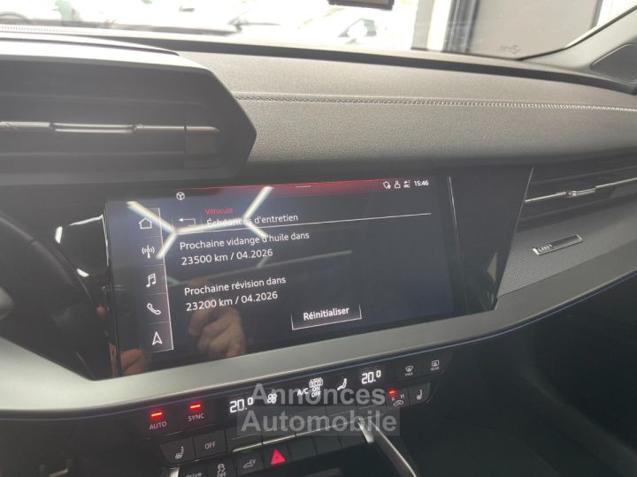 Audi A3 Sportback 45 TFSIe 245 S tronic 6 Competition / MATRIX LED / TOIT OUVRANT - 17