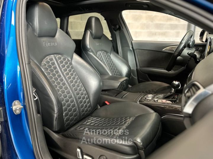 Audi RS6 Avant Performance 40 V8 TFSI 605ch Quattro Tiptronic Toit ouvrant- Bose Cuir RS Garantie 12 mois - 10