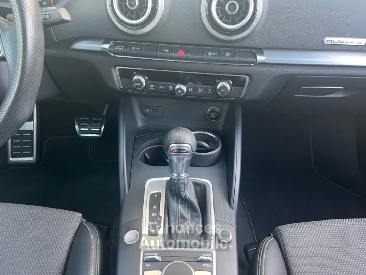 Audi A3 20 TFSI 190 S tronic 7 Quattro S Line CARPLAY-CAMERA DE RECUL-GARANTIE 12 MOIS - 13