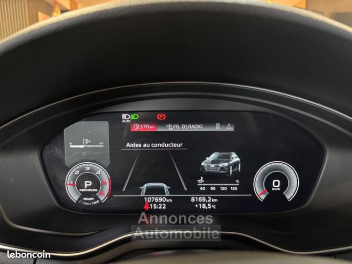 Audi A4 Avant 20 35 TDI 165 HYBRID MHEV S line S-TRONIC BVA+TOIT OUVRANT - 10
