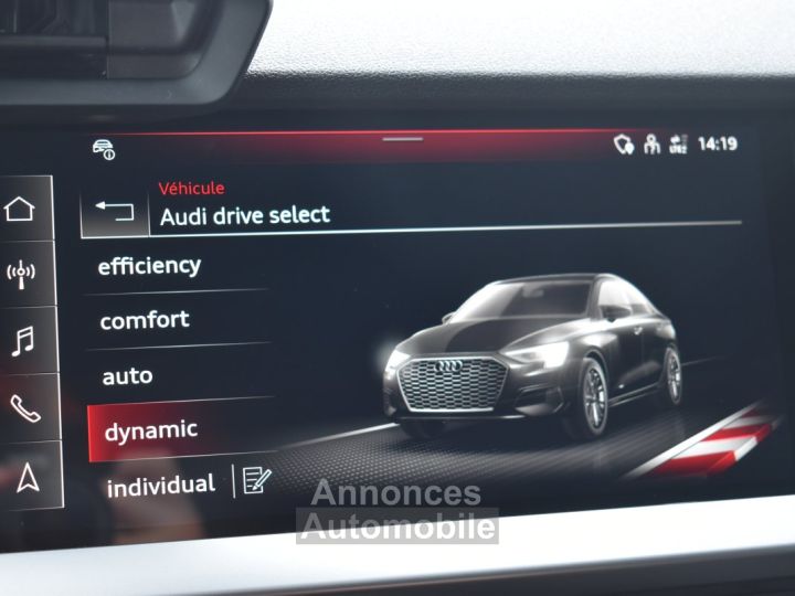 Audi A3 BERLINE 35 TFSI 150CH MILD HYBRID BUSINESS LINE S TRONIC 7 - 31