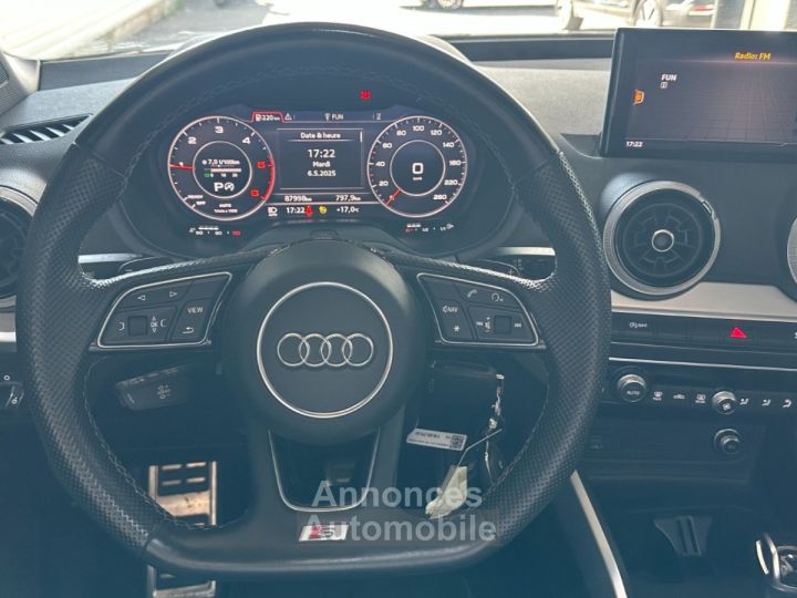 Audi Q2 S Line 30 TDi 116 ch S tronic 7 - Toit ouvrant - Volant méplat - Radar AV AR - 11