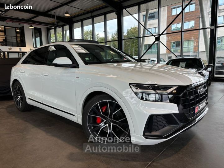 Audi Q8 50 TDI 286ch S line Quattro Français Garantie 6 ans Toit ouvrant Attelage Suspension Pneumatique Carplay 22 pouces 749-mois - 3